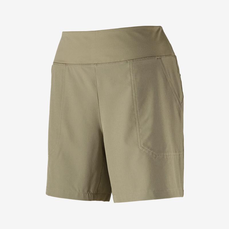 polyester khaki shorts