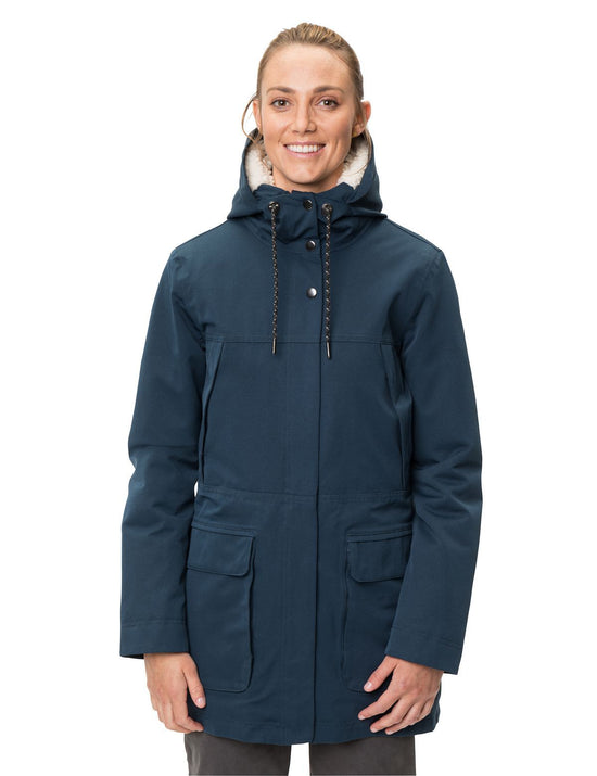 Vaude Women\'s Manukau II Polyester Recycled - sportswear sustainable Parka - – Weekendbee