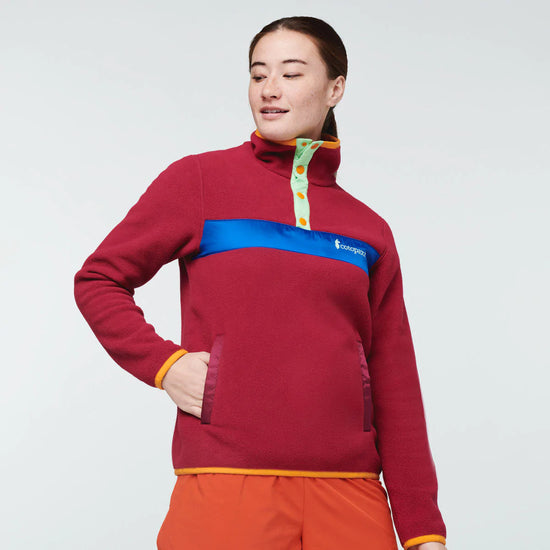 Cotopaxi M's Teca Fleece Hooded Half-Zip Jacket - 100% recycled polyester -  Weekendbee - sustainable sportswear