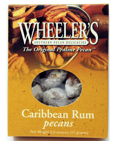Caribbean Rum Pecans, 2 oz. Mini Box