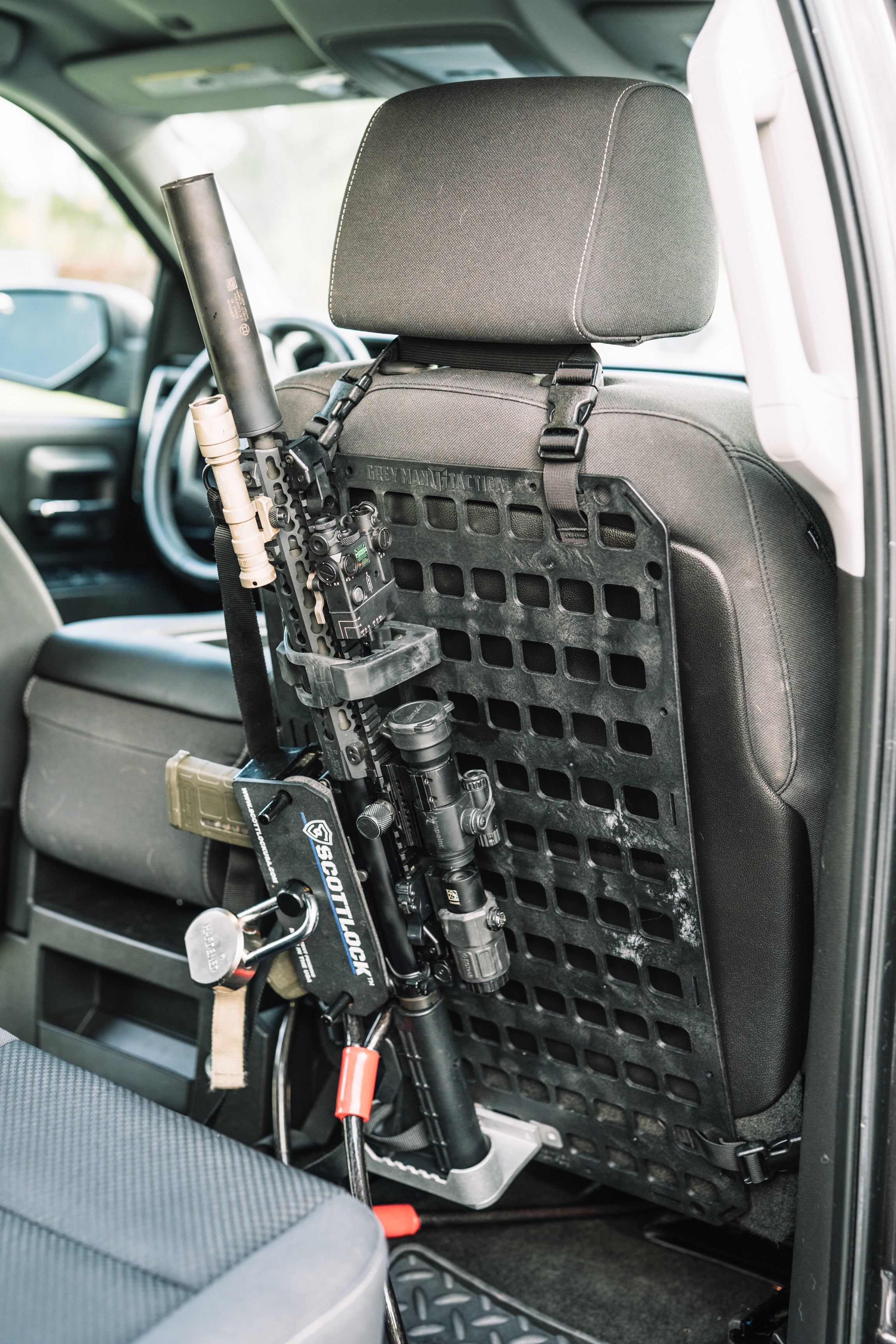 Grey Man Tactical Vehicle Rifle Rack (