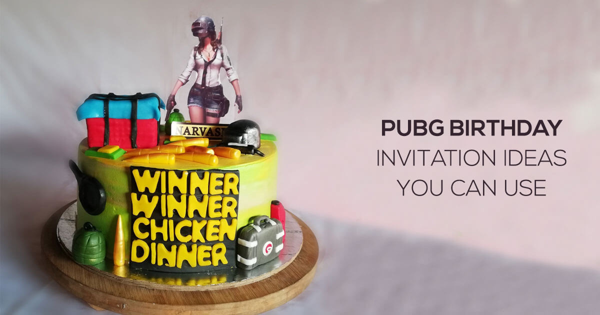 PUBG Birthday Cake