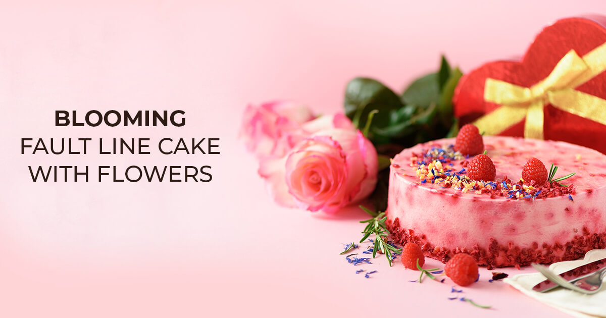 Blooming-Fault-Line-Cake-with-Flowers