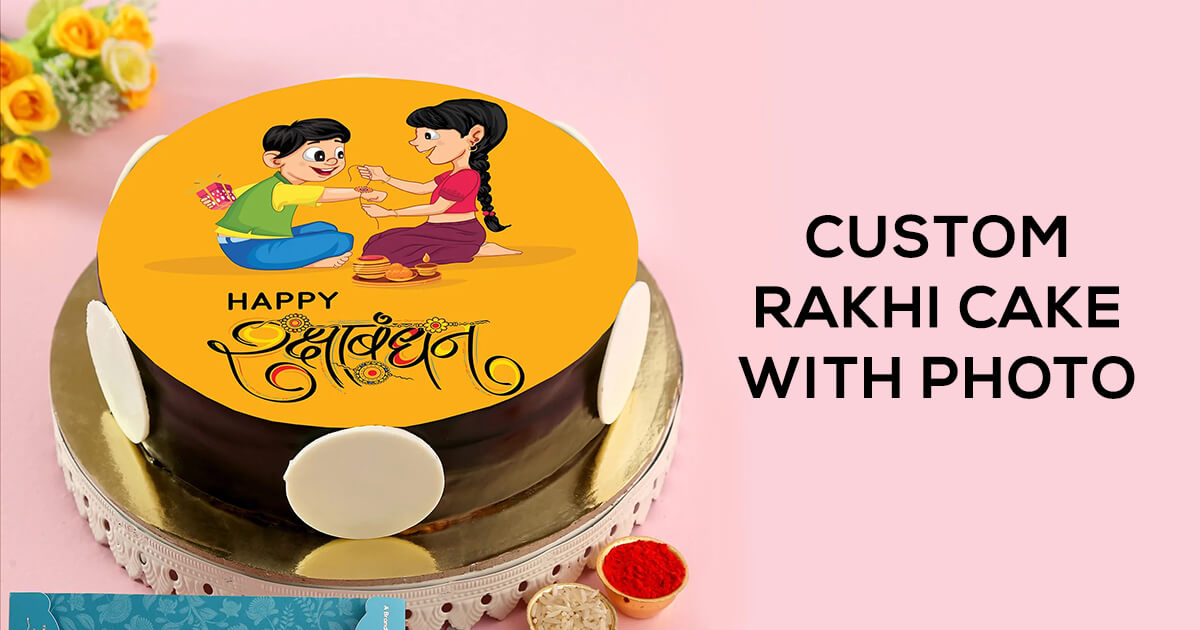 Custom-Rakhi-cake-with-photo