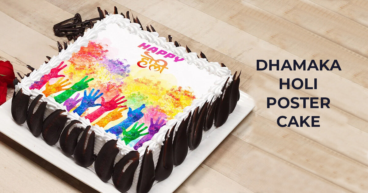 Dhamaka-Holi-Poster-Cake