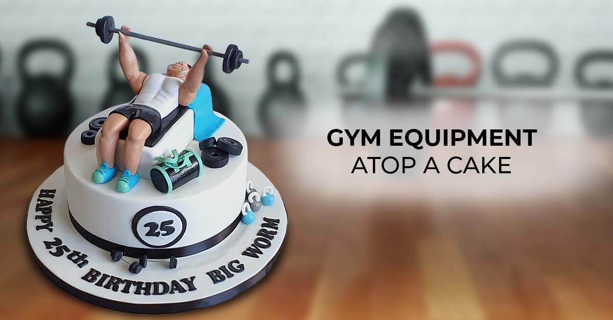 Buy/Send Fitness Freak Girl Fondant Cake Online » Free Delivery In Delhi  NCR » Ryan Bakery