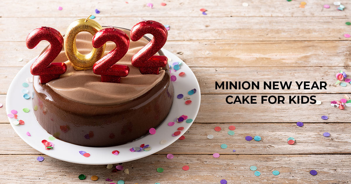 Minion New Year Cake for Kids