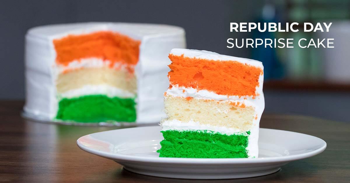 Republic Day Surprise Cake