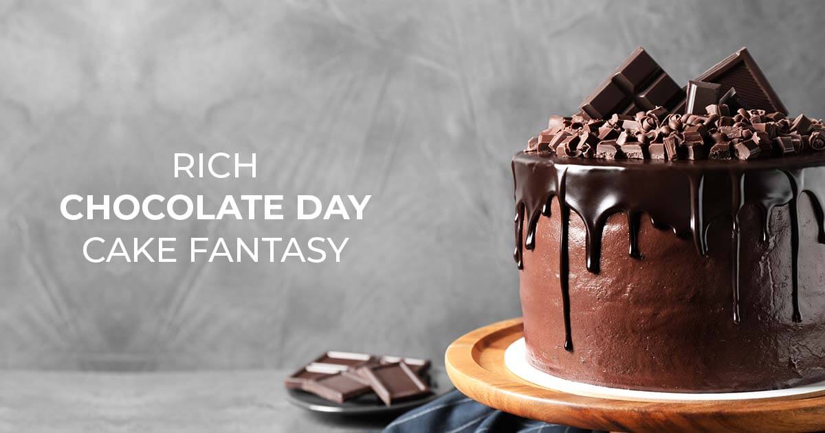 Rich Chocolate Day Cake Fantasy