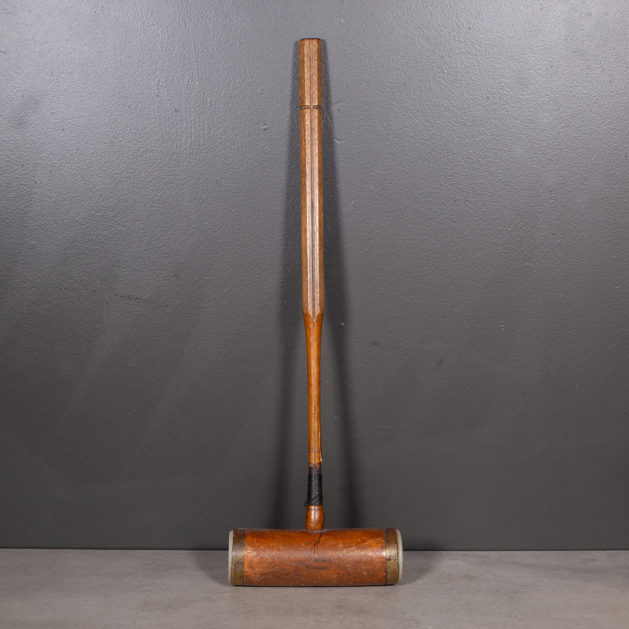 Early 20th c. Engraved Croquet Mallet c.1920