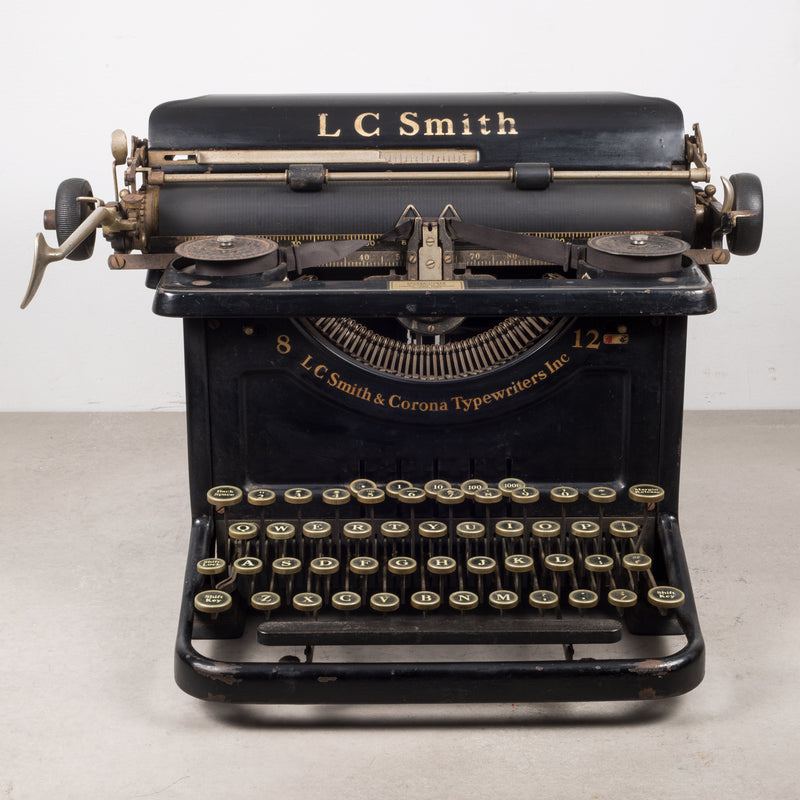 lc smith bros typewriter no 8