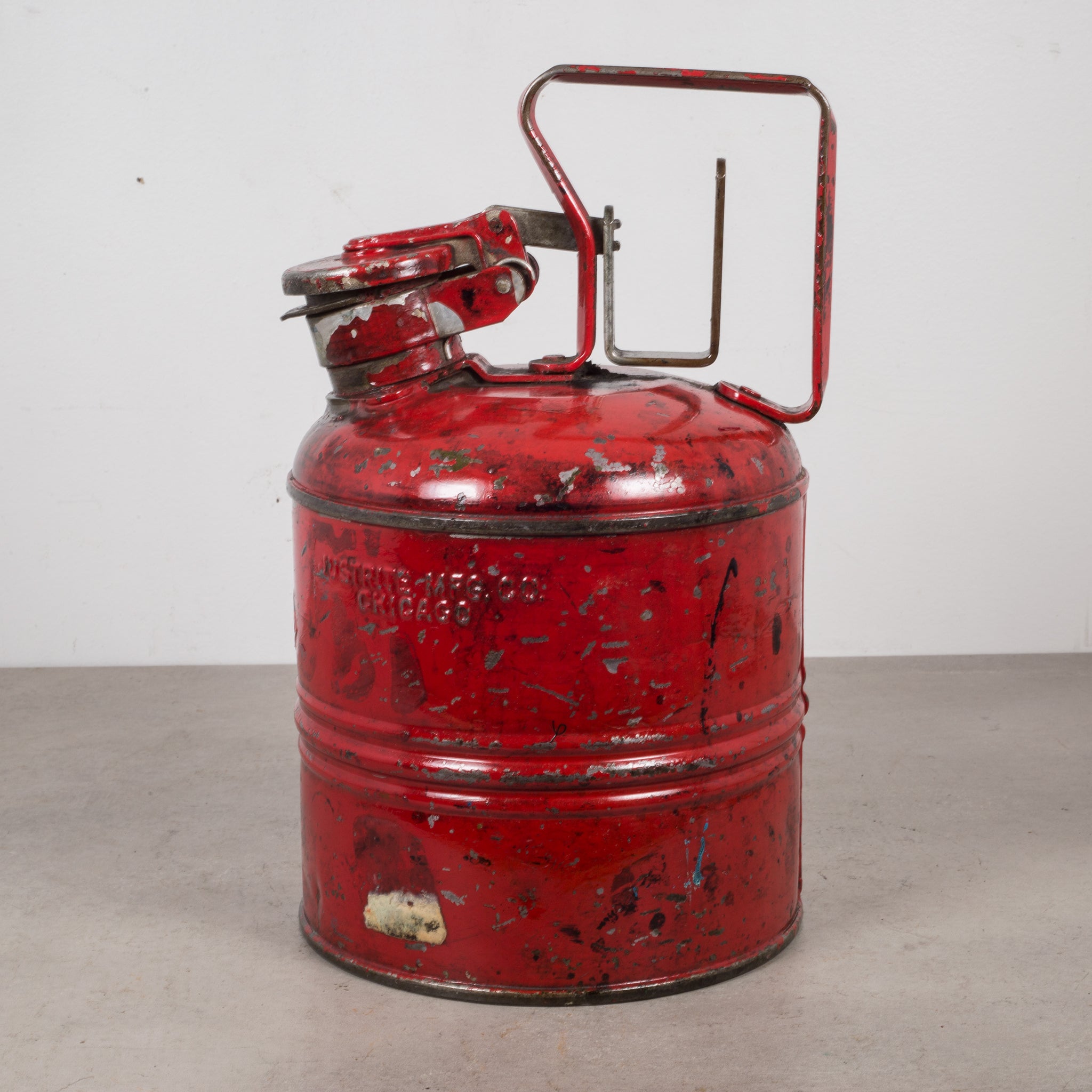 Vintage Safety Gas Cans C 1940 S16 Home   Antique Red Gas Cans Underwriters Laboratories Safety Can Circa 1940s 8 