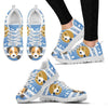 New Beagle Print Christmas Running Shoes For Women- Free Shipping