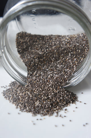 Chia seeds come in black and white varieties