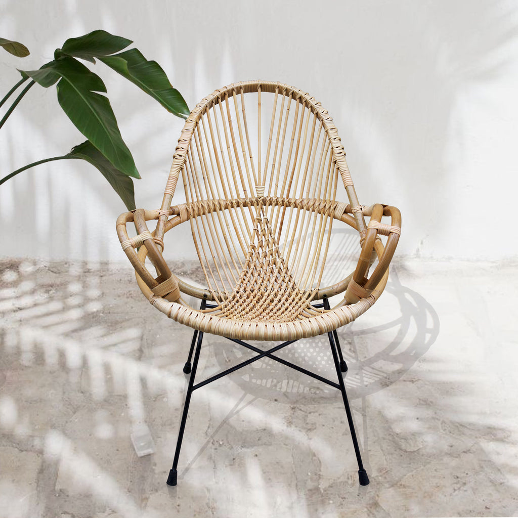 Outdoor Diamond Rattan Chair | Forma Living