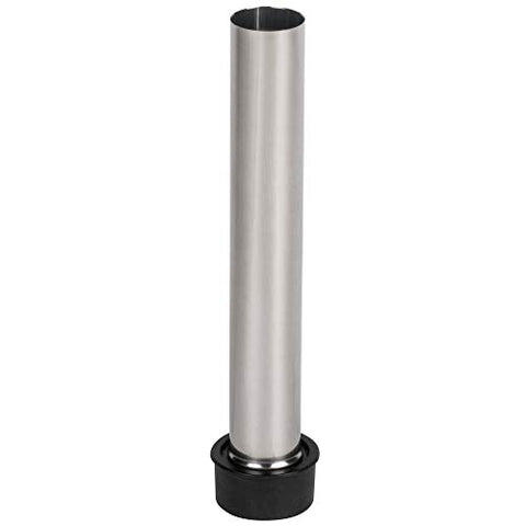 Regency Stainless Steel Metal Bar Sink Overflow Pipe 8 Inches High For 1 1 2 Drain Hole