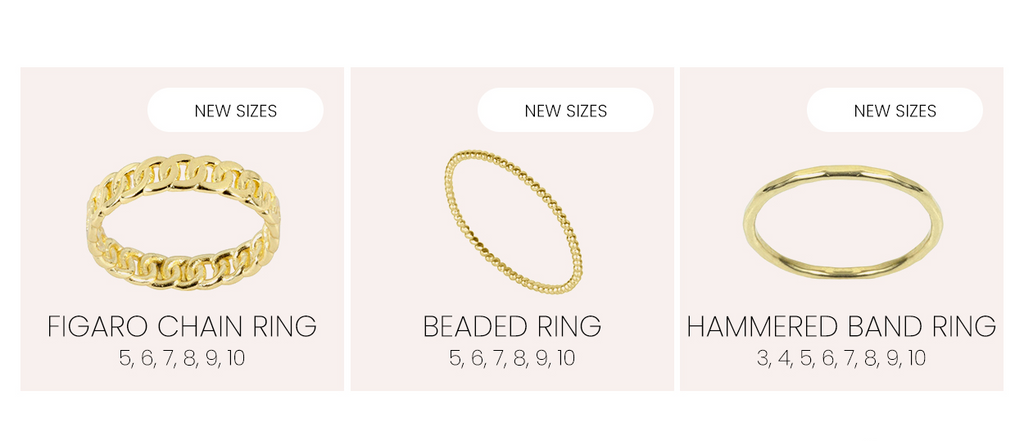 New Sizes Available in our Best Selling Stacking Rings | Katie Dean