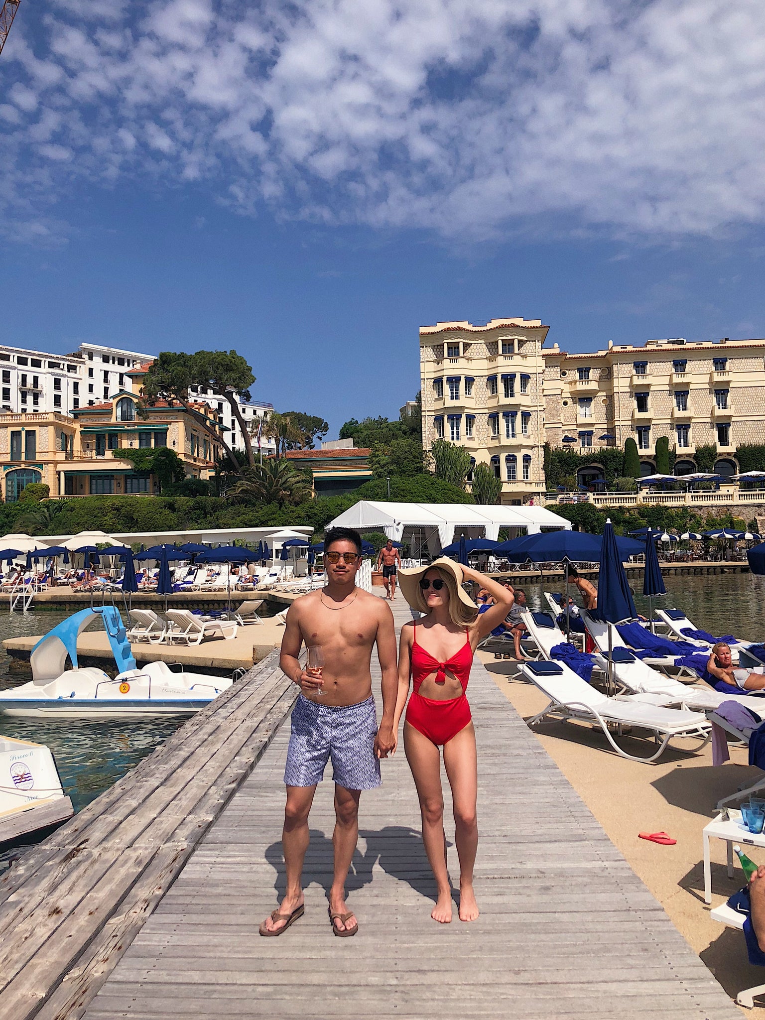 Hotel Belle Rives, Katie Dean and Jon Tam Honeymoon in Antibes, France