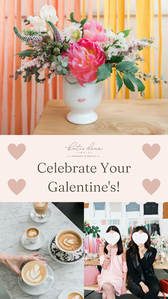 Galentine's Party Inspiration with Katie Dean Jewelry at the Hedley and Bennett Apron factory with Jenna Elliot Photography capturing the special moments!