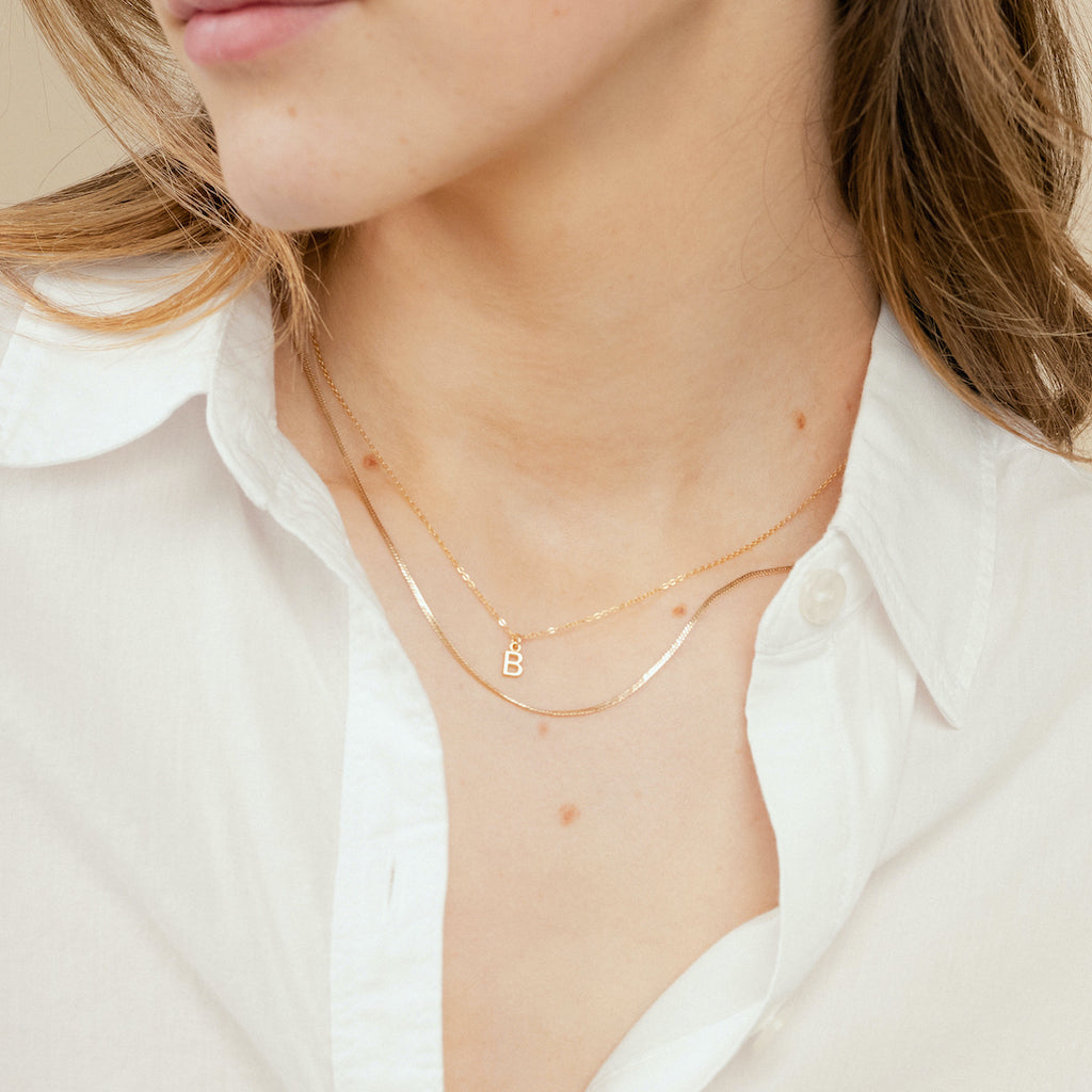 The Initial Necklace by Katie Dean Jewelry made in America