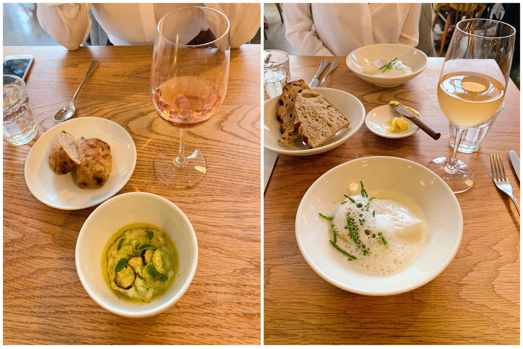 London Food Guide, pictures of our meal at Lyle's in Shoreditch
