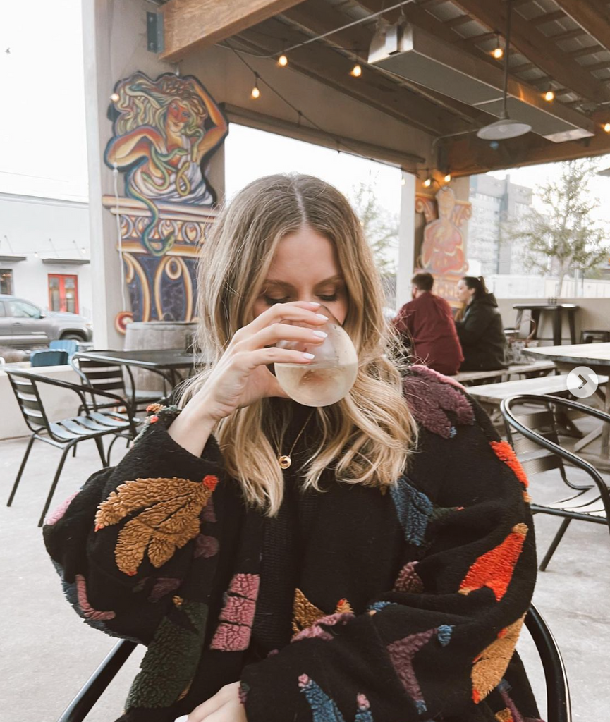 Madewell x Katie Dean Jewelry collab piece_Coin Birthstone Necklace_ pic by andreakerbuski