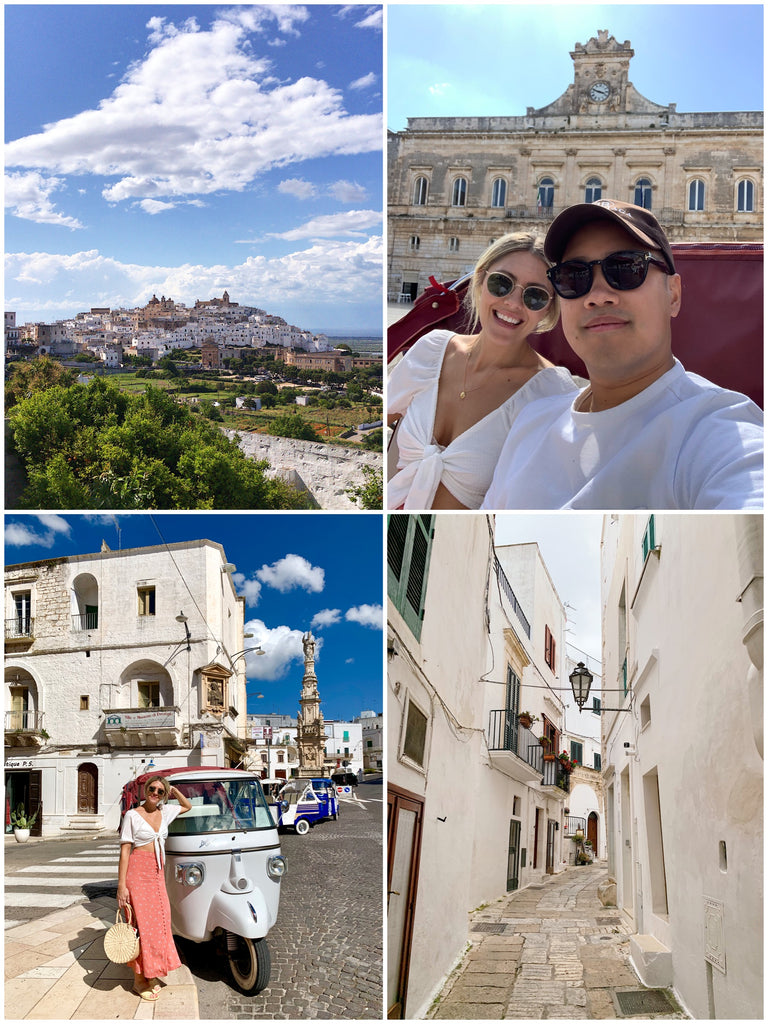 Ostuni Italy little taxi ride Katie Dean + Jon Tam 2019 trip