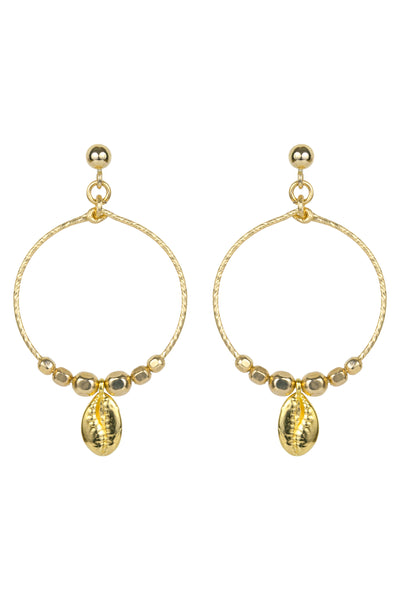 Katie Dean Jewelry Puka Shell Earrings