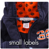 iron-on clothing label for kids