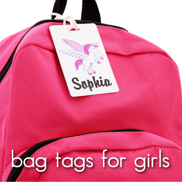Personalized Bag Tags for Girls