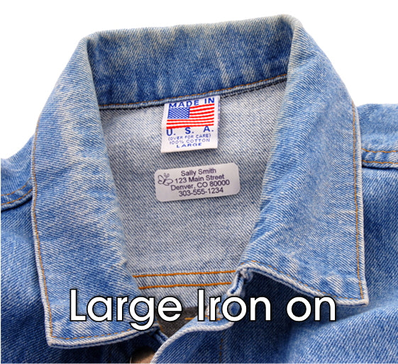 Iron On Clothing Label Style 104