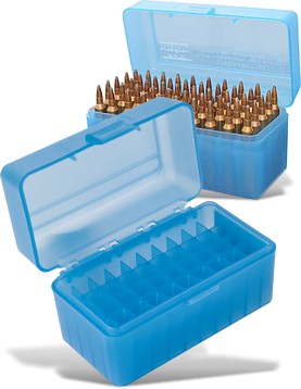 HARD CASE AMMO BOX 120X60X75MM RIFLE 50 ROUNDS (TB903)