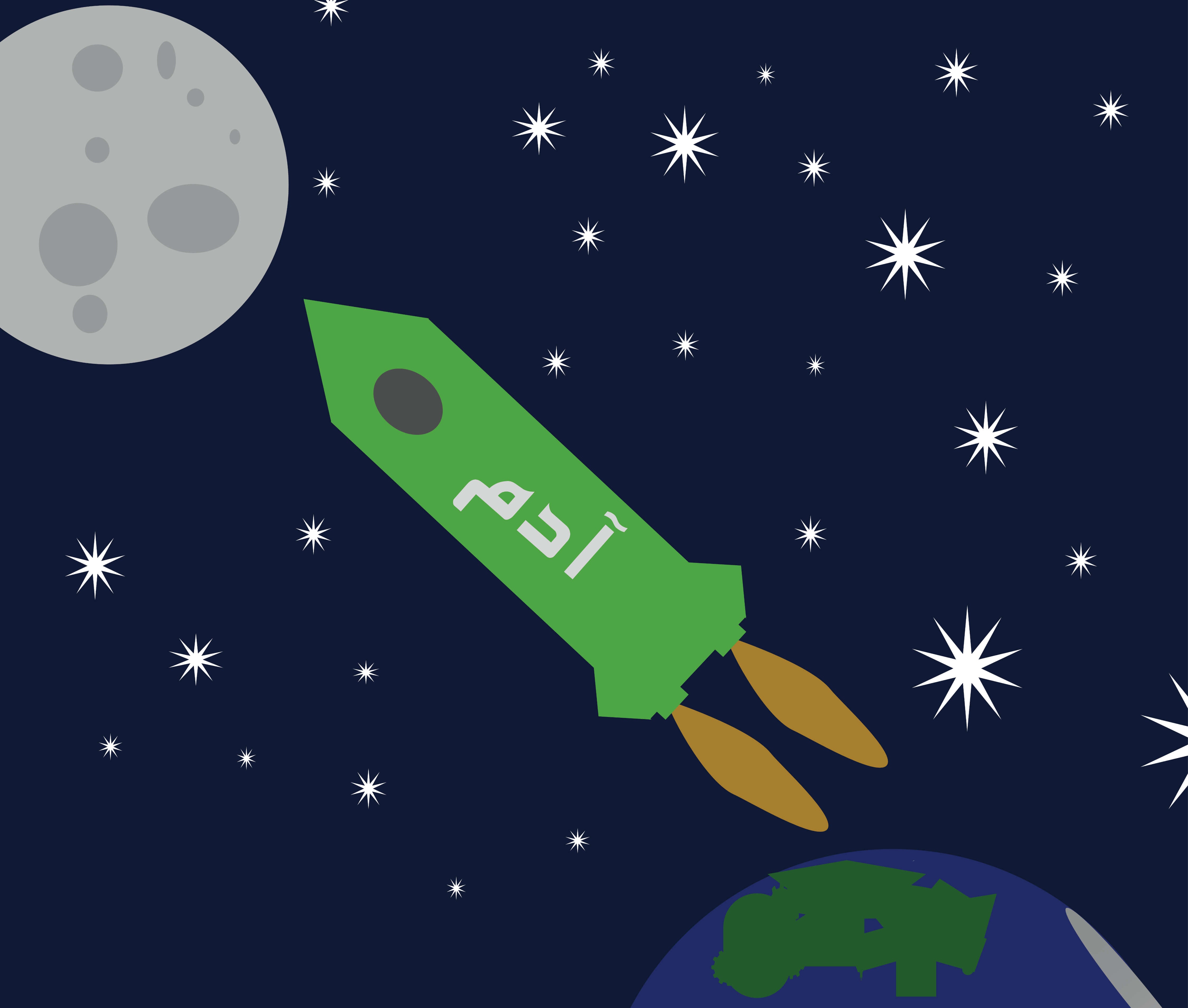 personalised-design-To-the-Moon-and-Back-green-rocket-Arabic-name-shoots-to moon-starry-sky