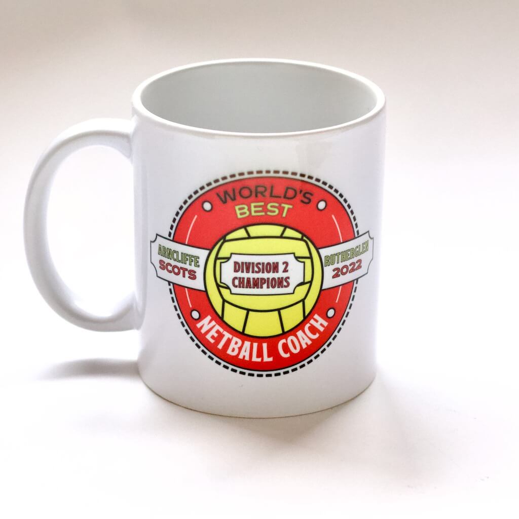 World's Best Coach' mug | any ball sport | personalised | your colours -  Haluna Happy Names