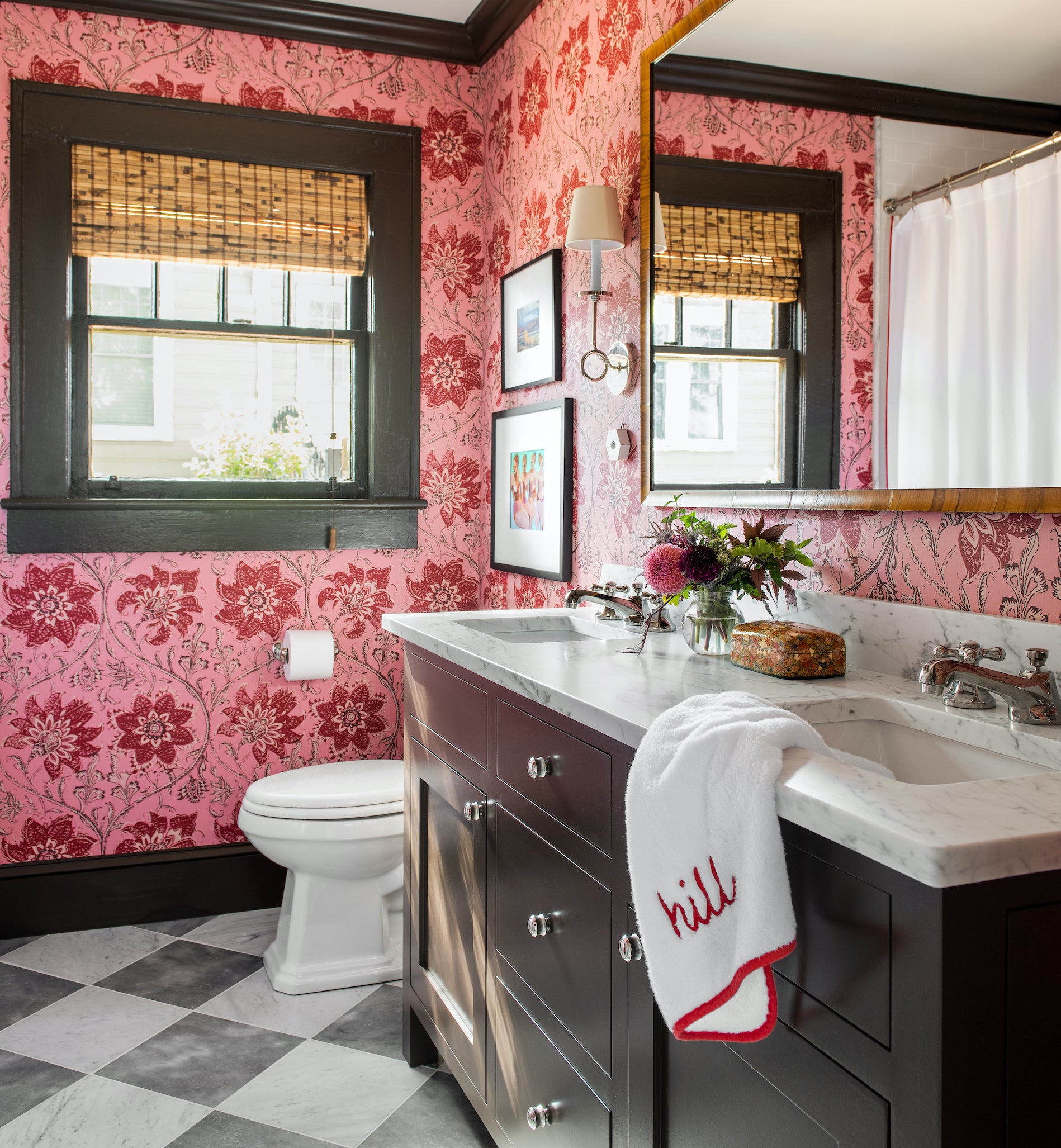 Bathroom Decor Ideas, Pink Aesthetic, Shell Rug