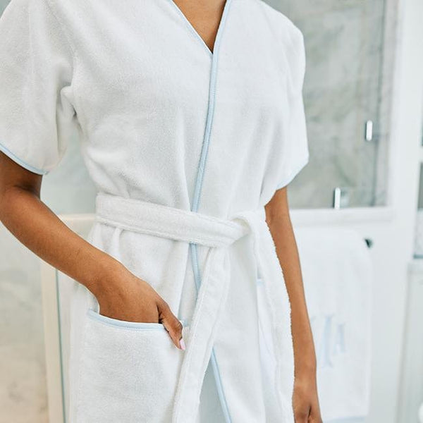 Monogram Flower Toweling Robe - OBSOLETES DO NOT TOUCH