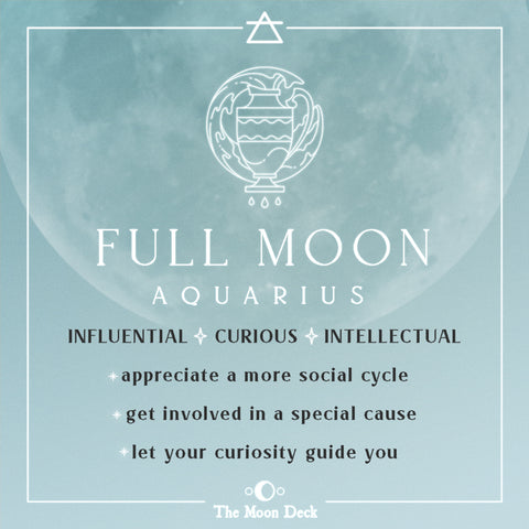 FULL MOON IN AQUARIUS: Envision a Brighter Future