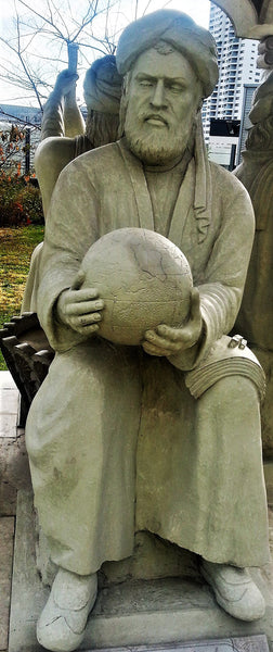 Al-Biruni statue at UN office in Vienna