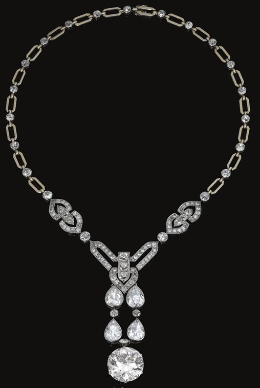 platinum and diamond necklace - 1915