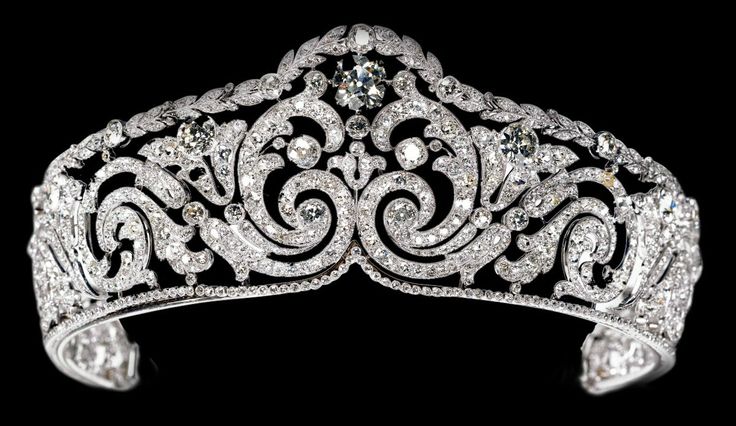 Cartier's scroll tiara, sold to Elisabeth