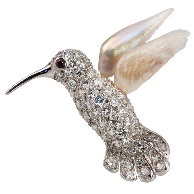 retro diamond hummingbird