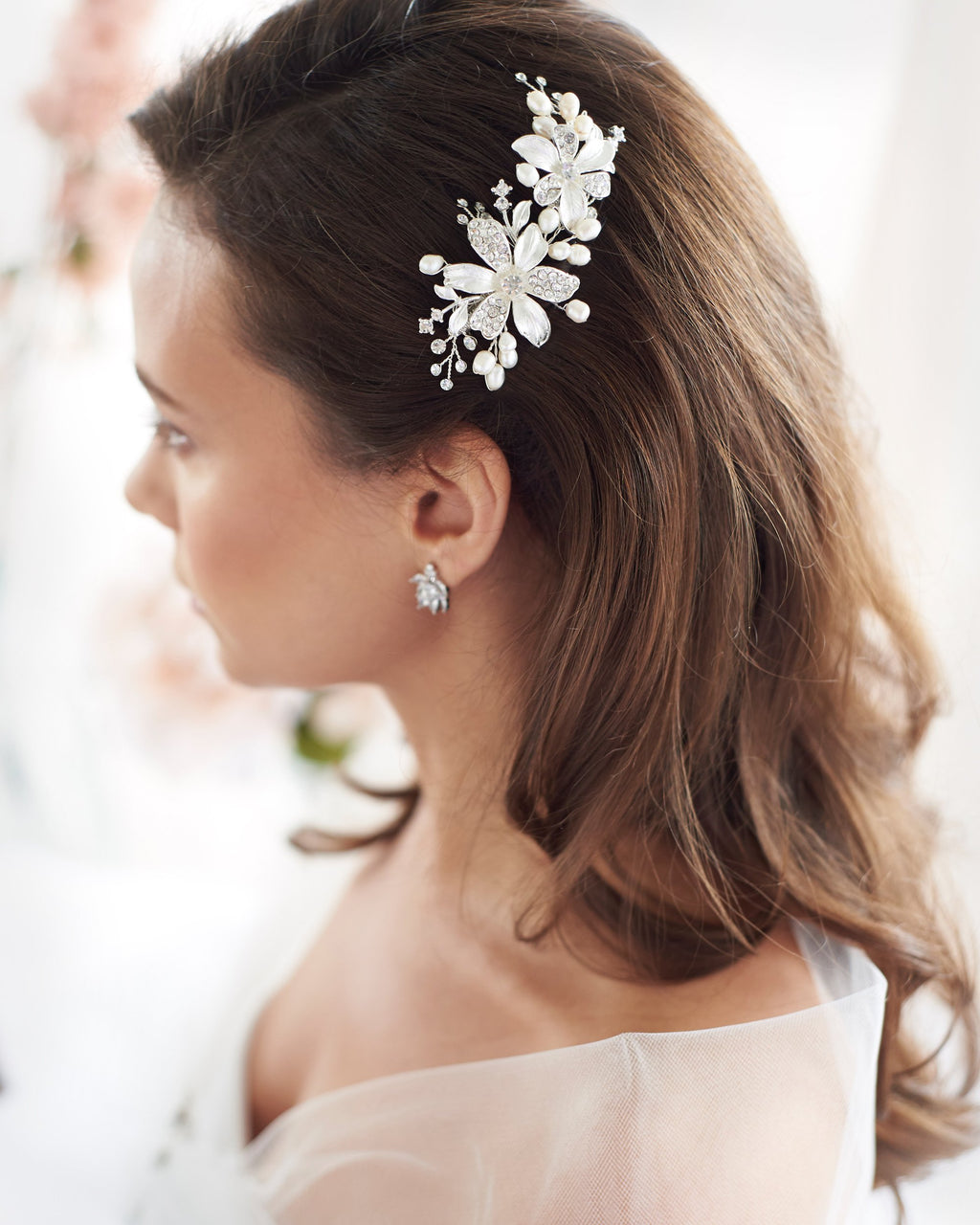 bridal side comb