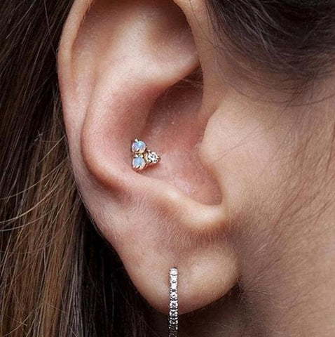 Flat and conch piercing | Conch piercing jewelry, Piercings, Piercing  jewelry