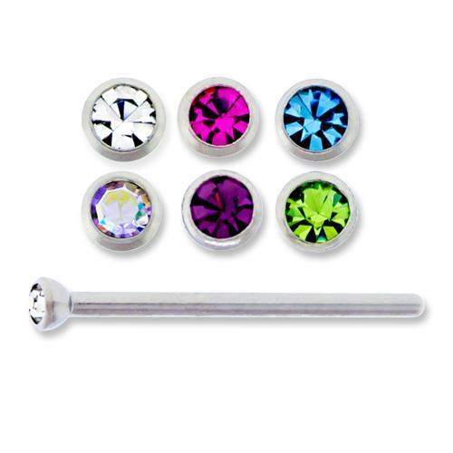 Titanium nose stud on sale 18g