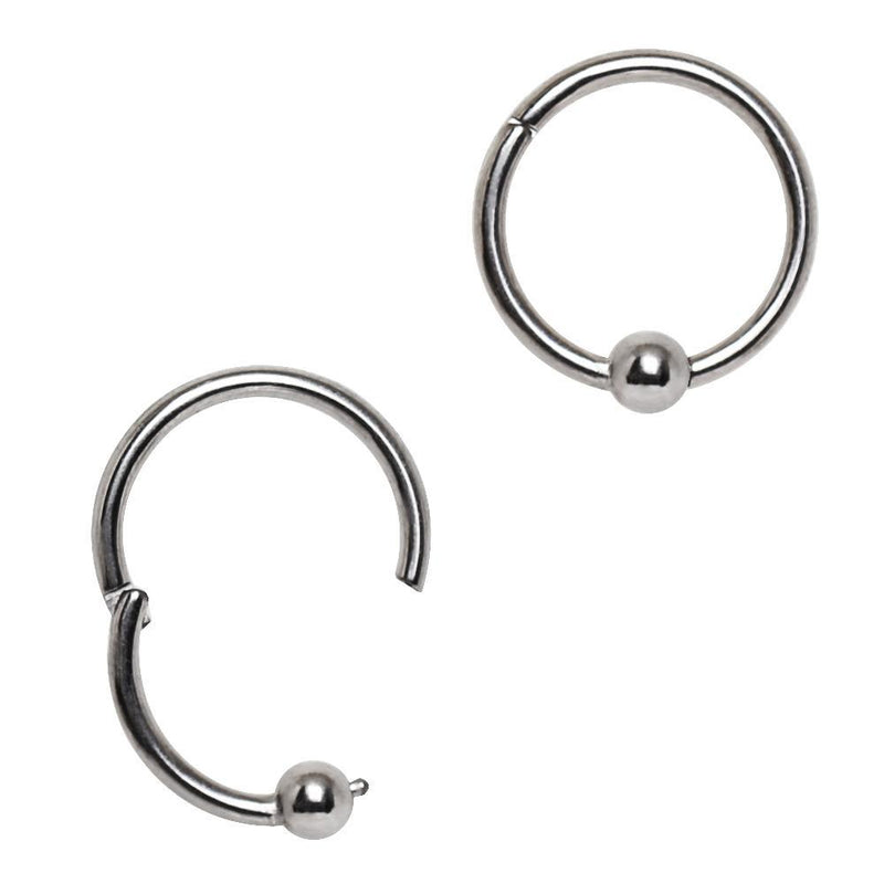 316L Surgical Steel Captive Bead Clicker Ring - * Rebel Bod