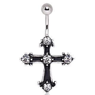 Gothic Cross Belly Ring 2024 | towncentervb.com
