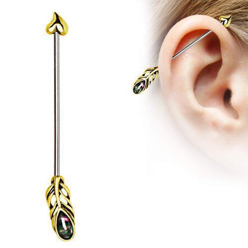 Gold Plated Cupid Arrow Industrial 