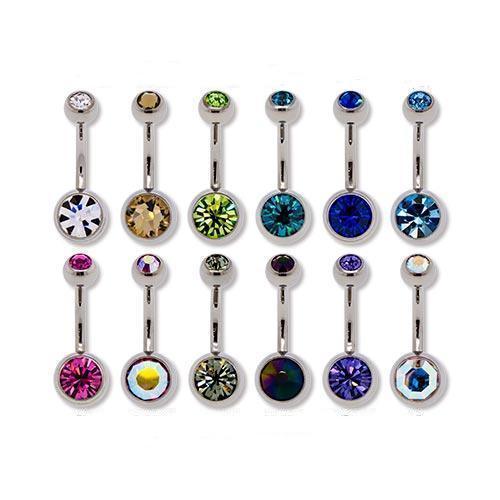 titanium dangle navel rings