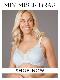 NZSALE  Triumph Triumph Women's Lacy Minimiser Bra - Blueberry