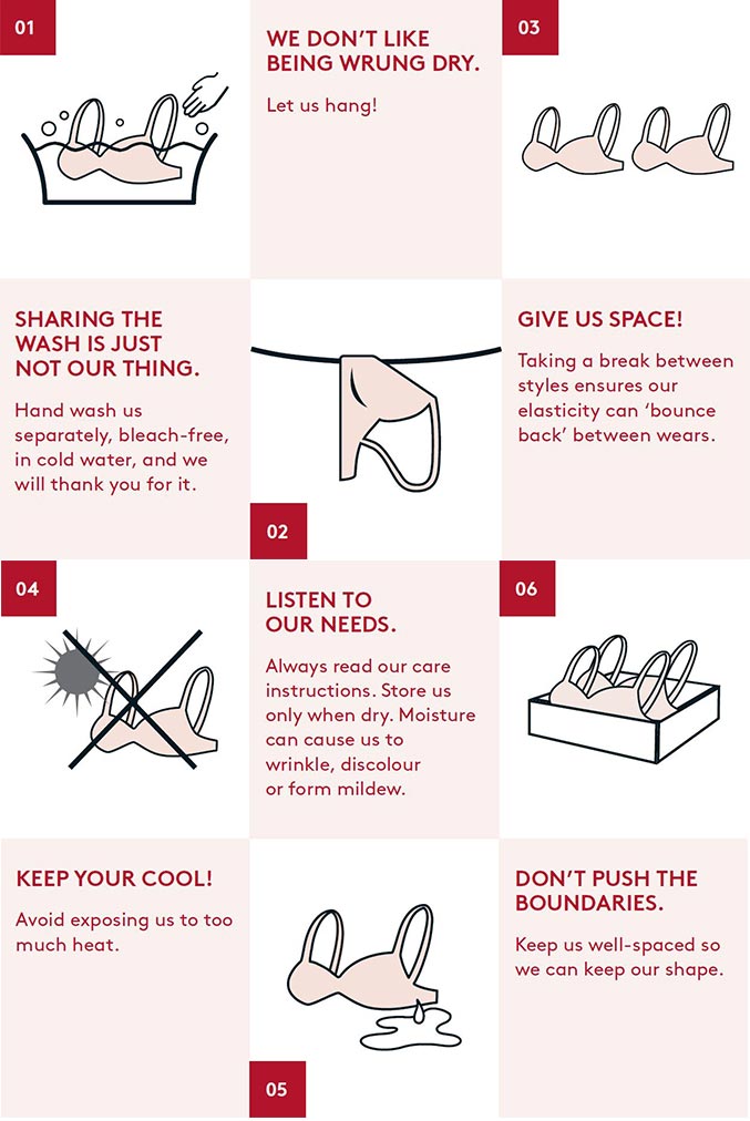How to Care for your Bra 
